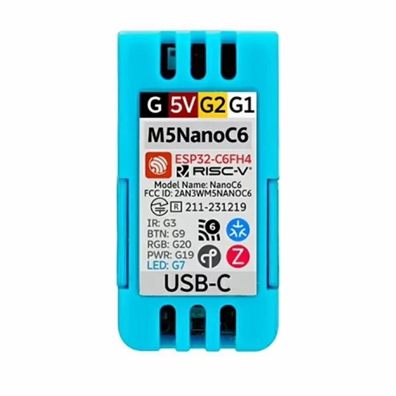 

M5stack M5nanoc6 для интеллектуальной системы корпуса M5nanoc6 Маломощная плата разработки Iot