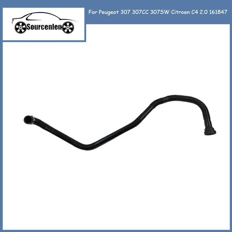 EGR Tube Air Pump Breather Pipes Hose for Peugeot 307 307CC 307SW Citroen C4 2.0 161847