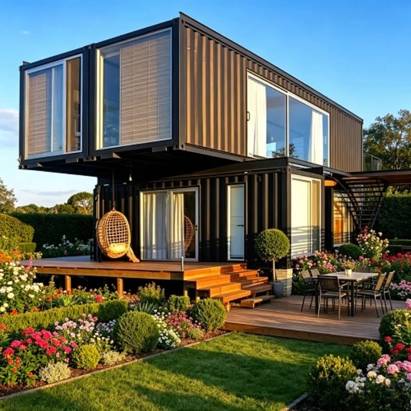 Ready to Move in 40 20 Foot Prefabricated Expandable Container House 2 3 4 Bedroom Prefab Villa Portable Home