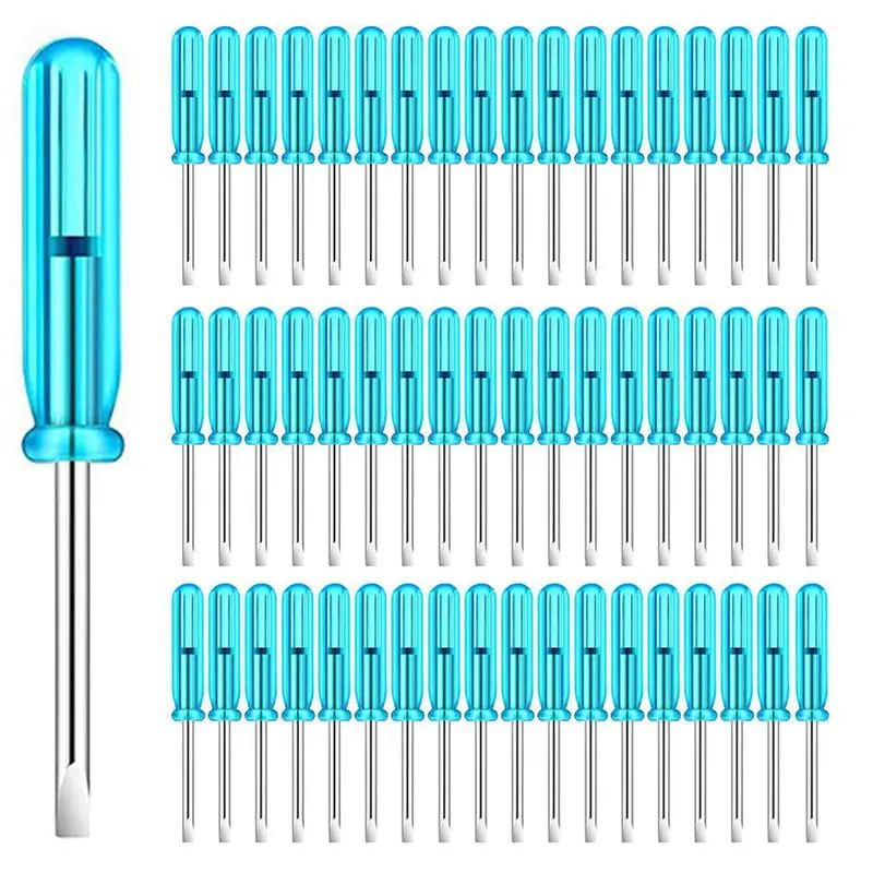 

Мини-отвертка с плоским шлицем AS94-500PCS, 2,0 мм, длина 45 мм, для ремонта мелкой бытовой техники