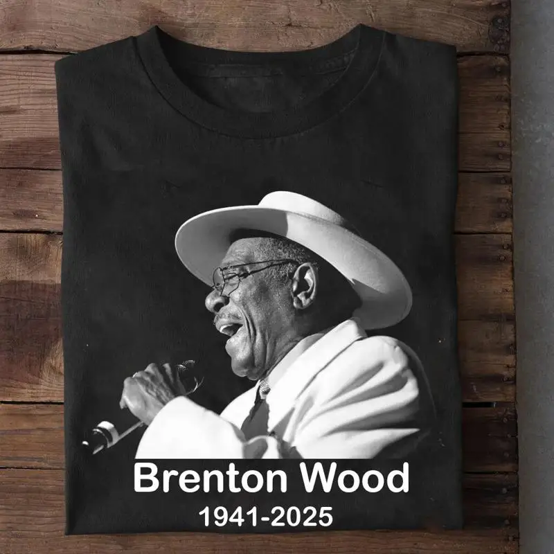 Descansa en paz Brenton Wood 1941 2025 para fanáticos, camiseta clásica negra PP197