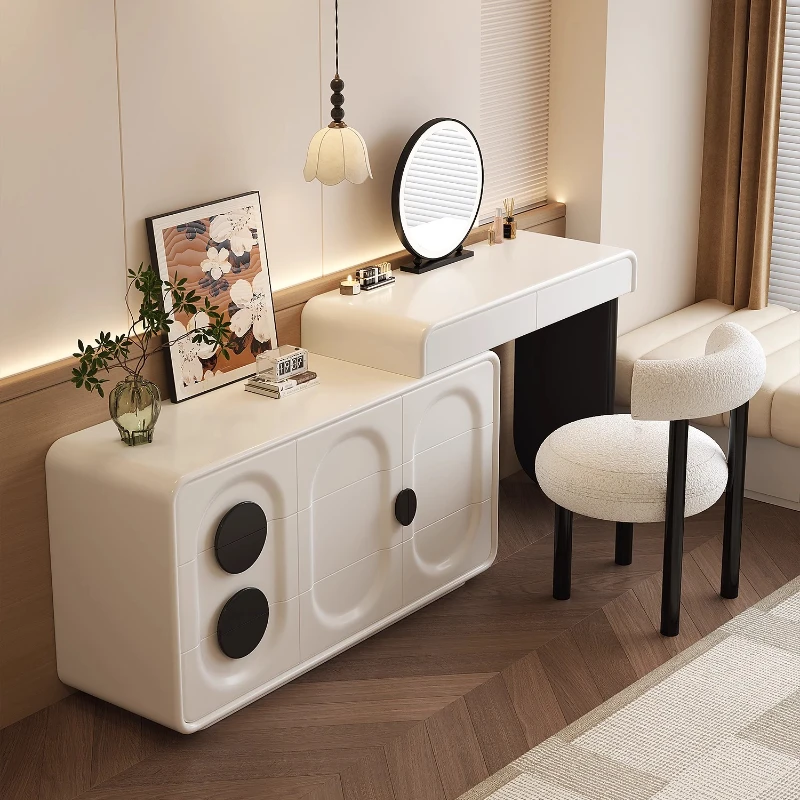 

Bedside Table Makeup Vanities Room Cabinets Modern Simple Luxury Dressing Desk Toiletries Jeweler Penteadeira Feminina Furniture