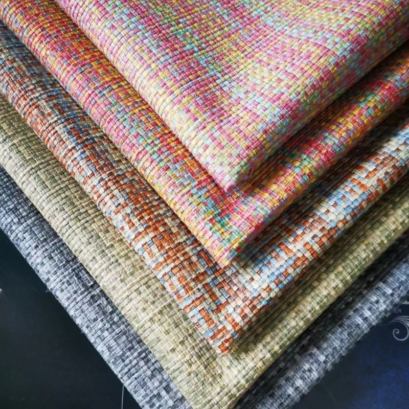 

Embossed Woven Artificial Leather Fabric Sofa Furniture Bedhead Backrest Pillow Bag Gift Craftsmanship Cloth Material