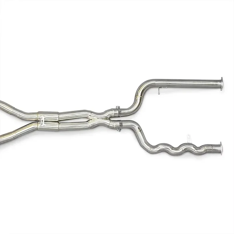 High Flow Medium Length System S58 G80 G81 G82 M3 M4 3.0T 1.5mm Thick Smooth Stainless Steel Exhaust Pipe