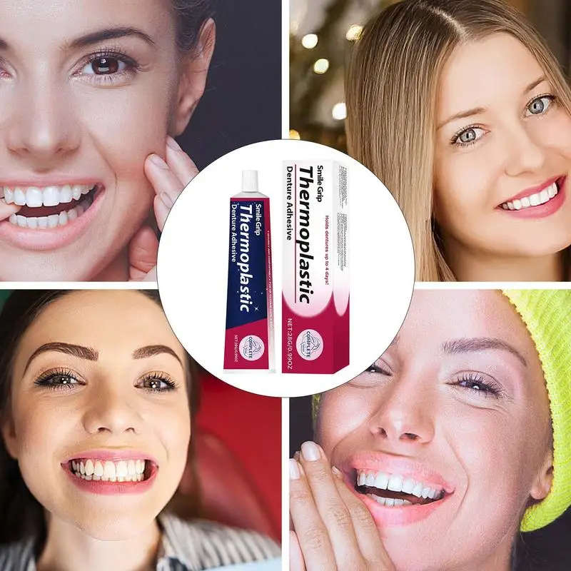 النساء الرجال أسنان المواد اللاصقة الغراء العناية بالأسنان طقم أسنان بالحرارة سيليكون R خط غراء لاصق وسادة الاحتكاك أطقم الأسنان الثابتة #6