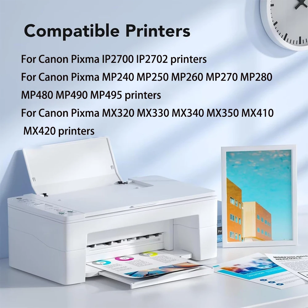 PG210 CL211 210 211 Inner Tank Ink Cartridge 210XL 211XL for Canon Pixma MP240 MP250 MP260 MP270 MP280 MP480 MP490 MP495 Printer