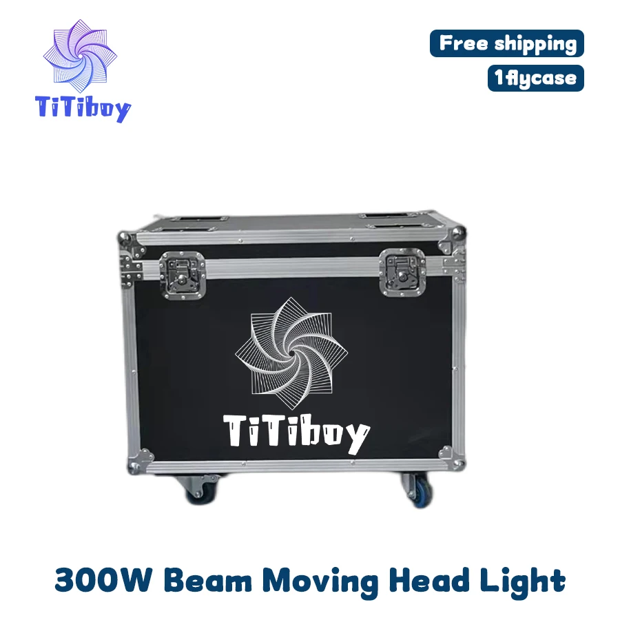 No Tax 1Pcs Flycase For Moving Head New TK300 Strong Beam 300W 14R Light  Professional Stage Lights Lamp Bulb 14 Gobos Colors