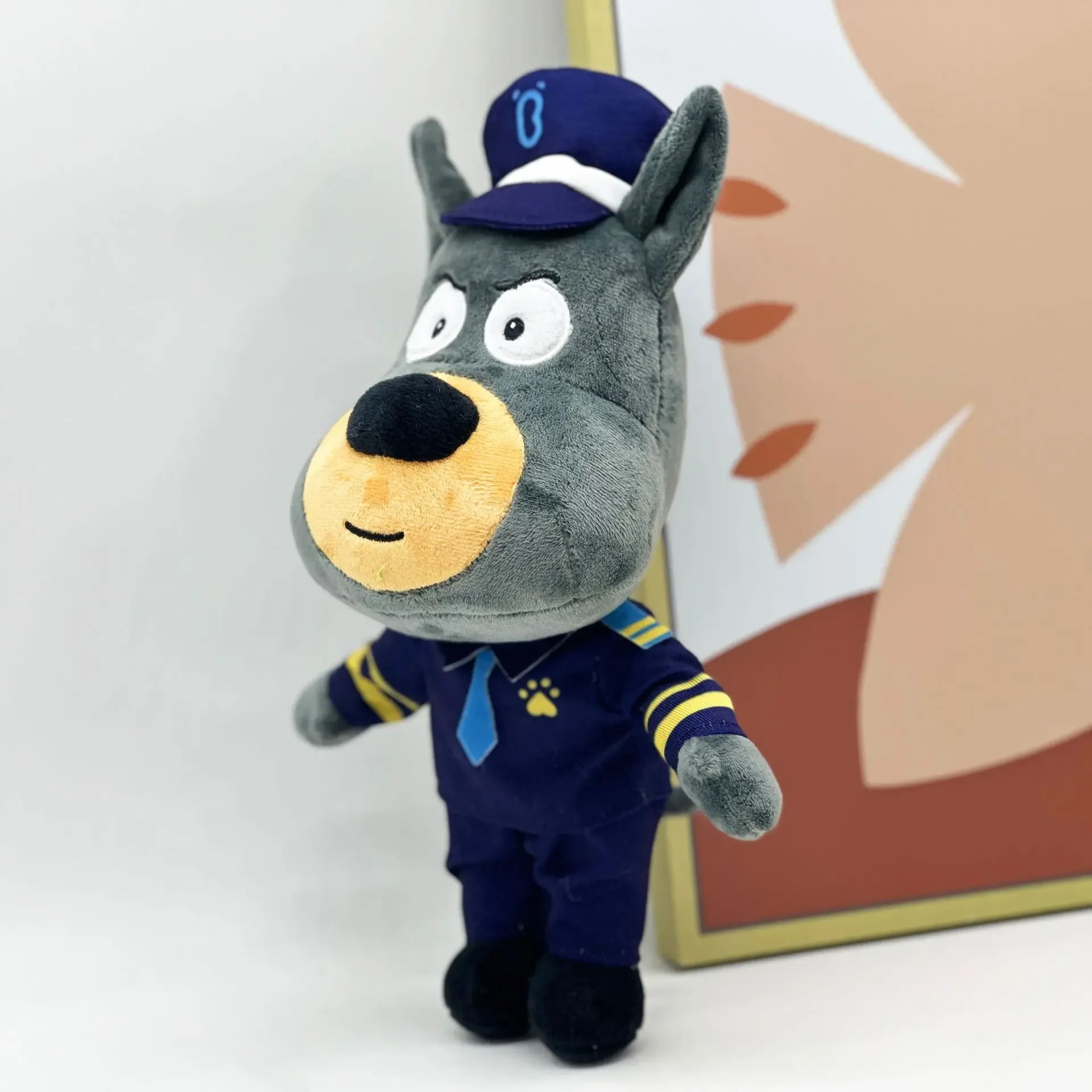 1/3pcs Sheriff Labrador Plush Toys Cartoon Animation Dog Dolls Cute Soft Stuffed For Kids Birthday Christmas Gifts