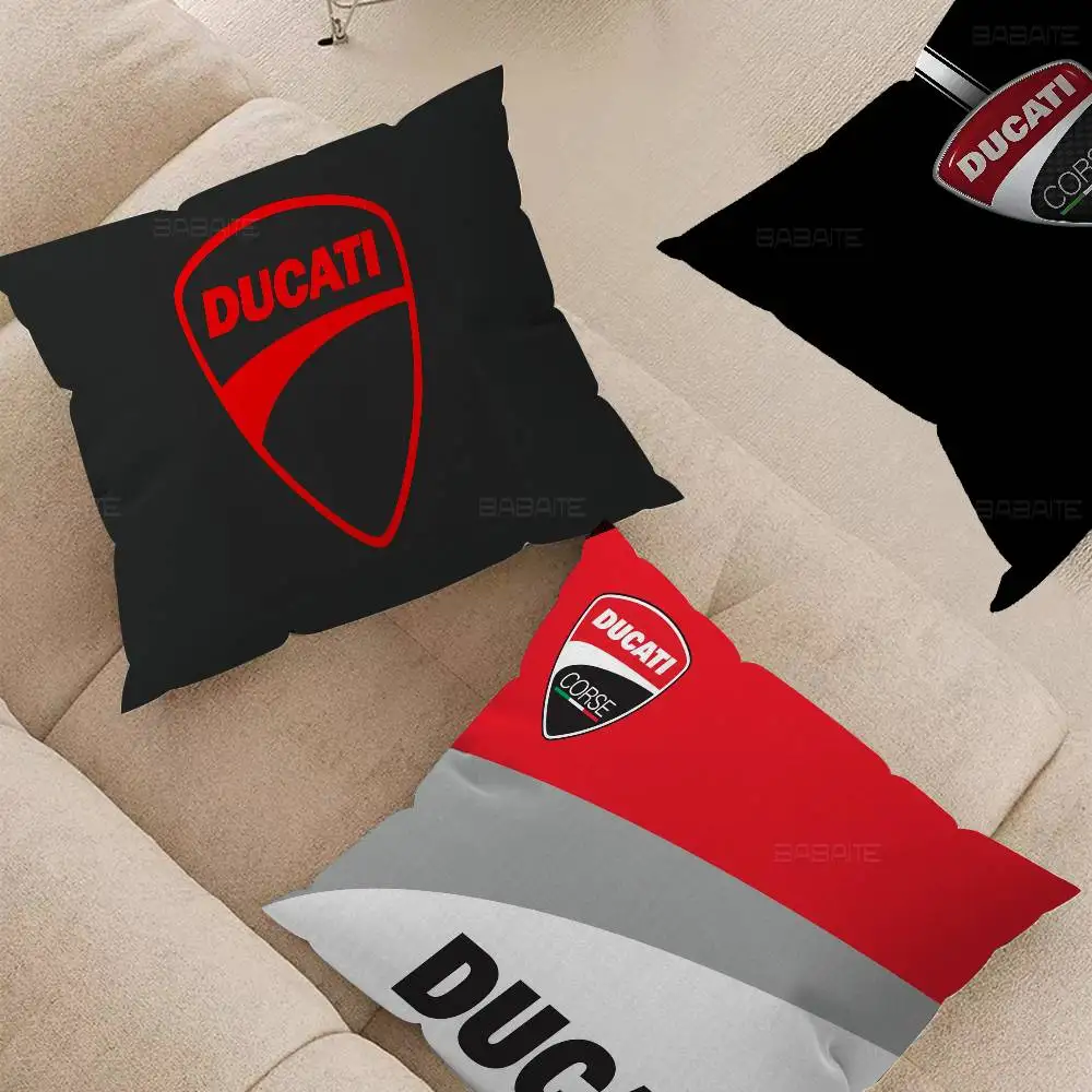 

Персонализированная наволочка с логотипом мотоцикла Ducati, детская спальня, декор для дикой вечеринки, наволочка для детского душа, подарок на день рождения