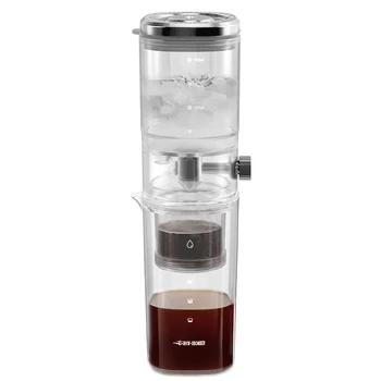 MHW-3BOMBER Iced Coffee Maker 400ml Cold Brewer Portable Cold Brewing Coffee Kettle Glass…