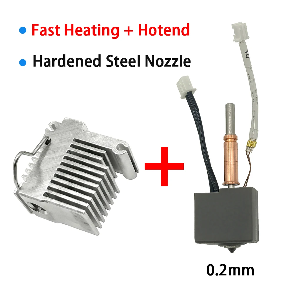 ملحقات الطابعة ثلاثية الأبعاد: مجموعة Hotend لمجموعة Anycubic Kobra 3/3، تتضمن كسر الحرارة/فوهة، تناسب رأس الطباعة Kobra3