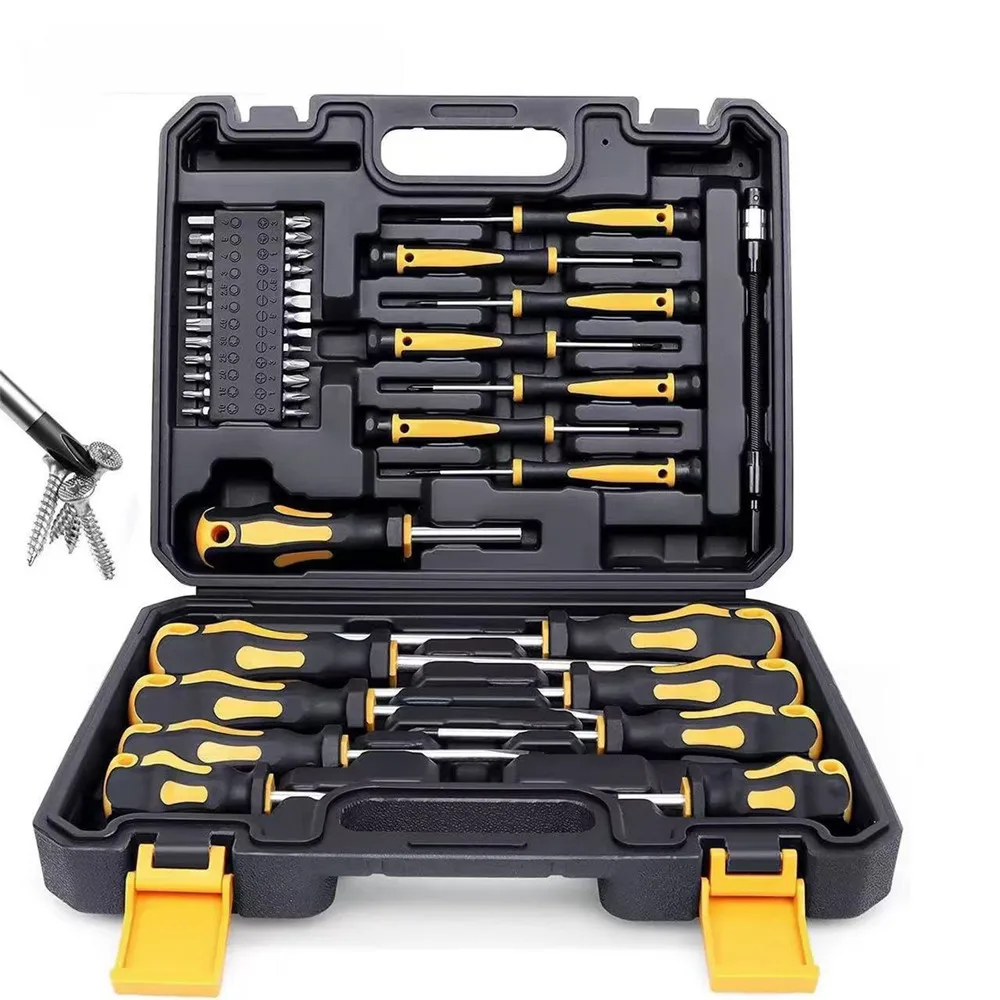 Set 42pcs in 1 Combination Multi-functional  Manual Hardware Repair Tool Household Screwdriver Disassembly