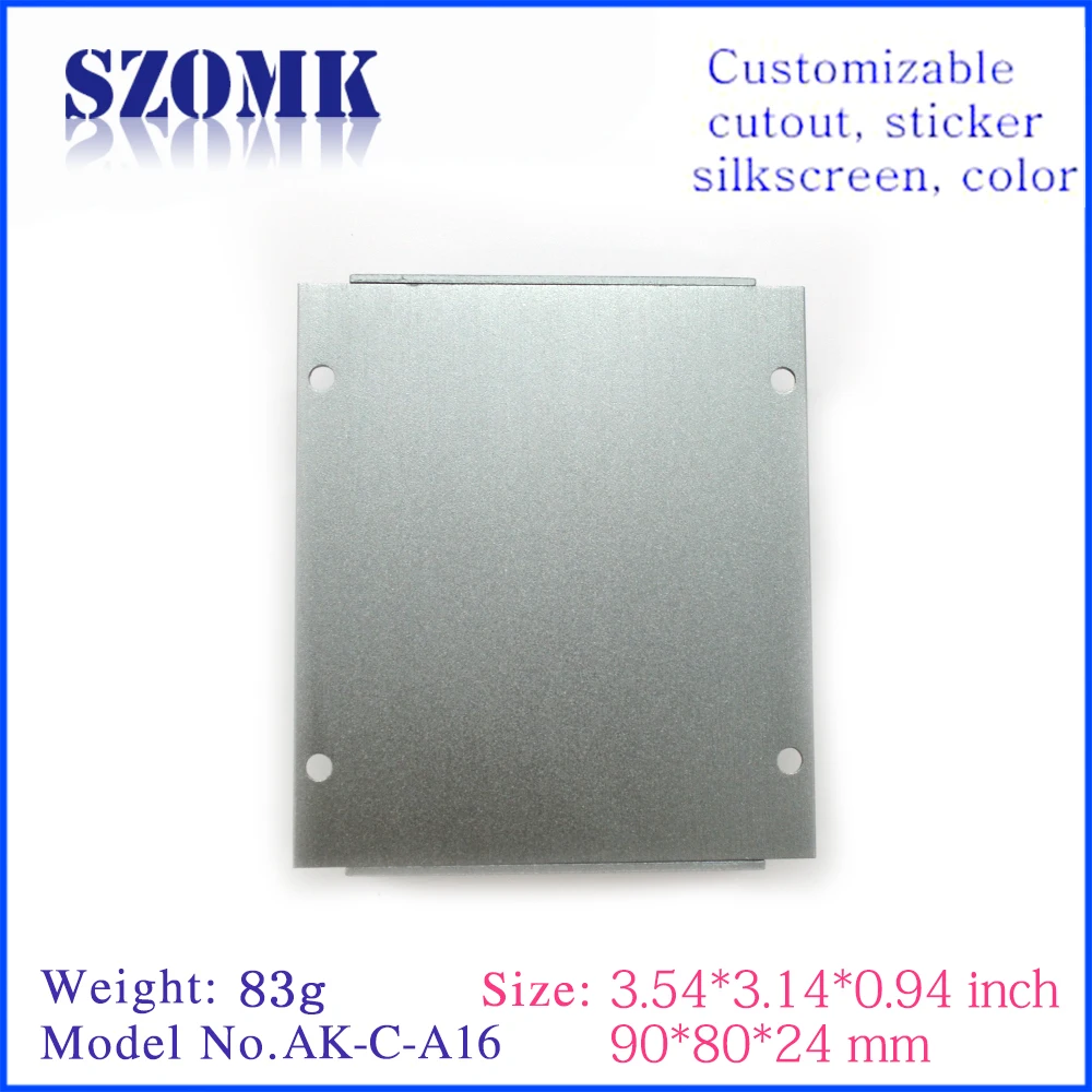 1Pcs/lot Aluminium Box Black Color New Arrive Hot Sale Aluminum Enclosure for Electronics 24x80x90 mm Junction Bo