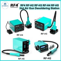 RF4 H2 H3 H4 H5 Hot Air Soldering Station High Power LCD Display 1200W Auto Sleep for Phone PCB BGA IC Mainboard Welding Repair