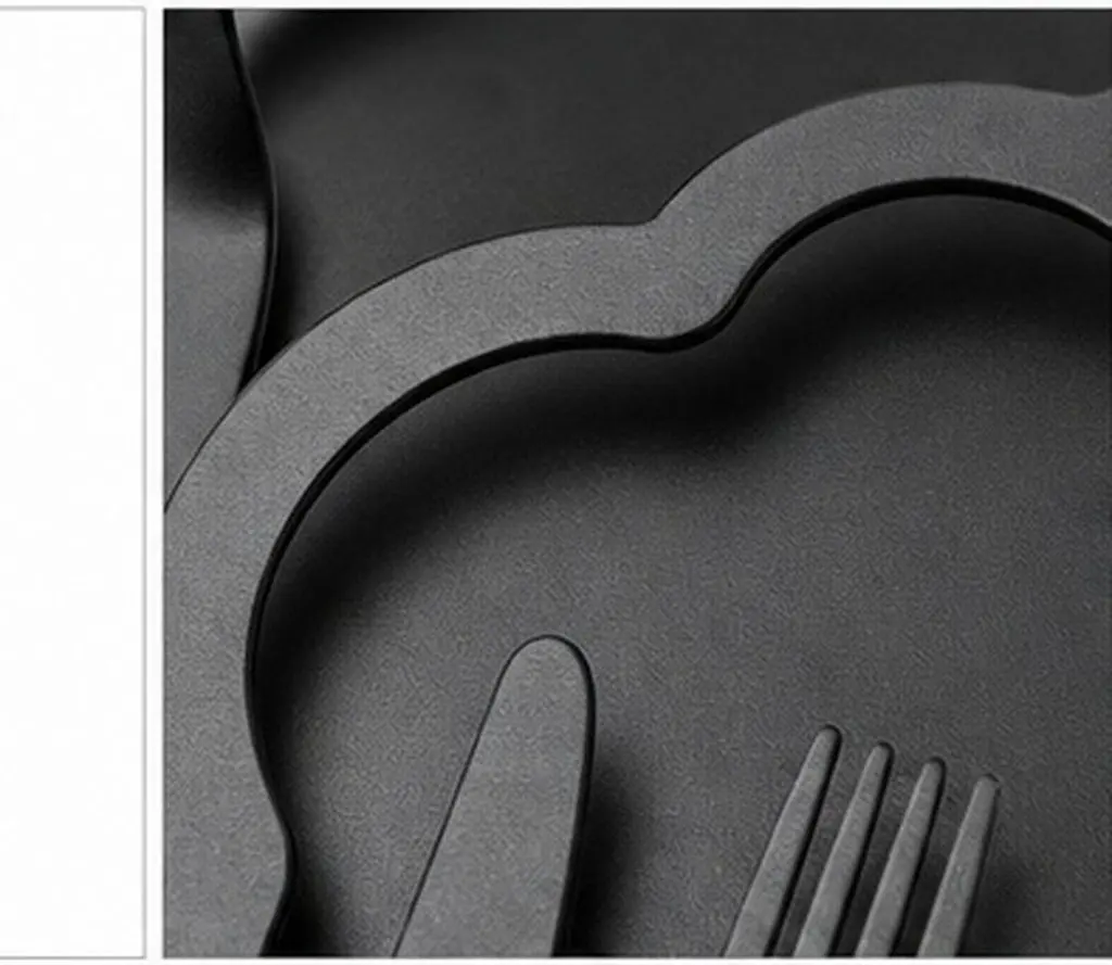 2Pcs Exquisite Kitchen Themed Bookend Fork Cutter Spoon Decorative Iron Book Holder for Study Supplies Book Ends
