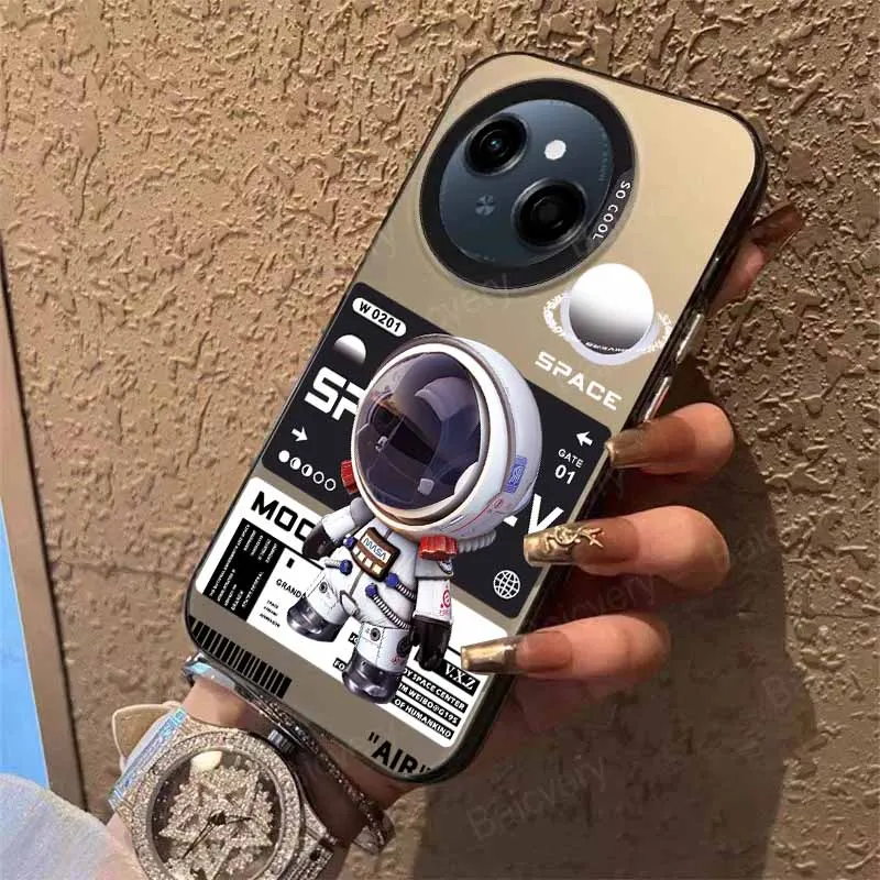 حافظة لهاتف Tecno Spark GO 1 Spark 30c 20c 10c 20 10 8c 7T 6 GO Pro Plus 4G 5G حافظة هاتف ليزر فاخرة على الطراز الكرتوني رقم 11