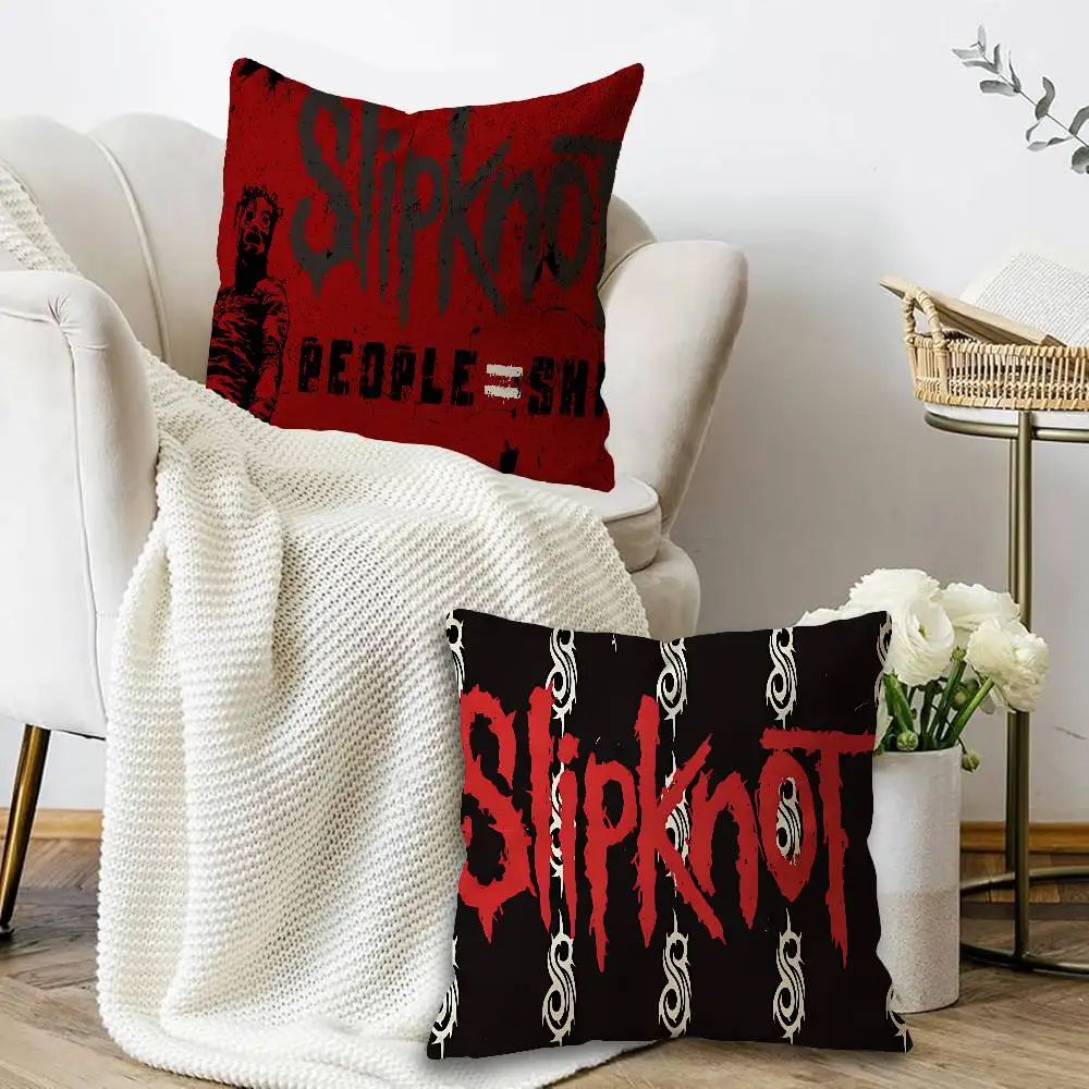 Band S-slipknot-S Pillow Gift Home Office Decoration Pillow Bedroom Sofa Car Cushion CoverPillow Case