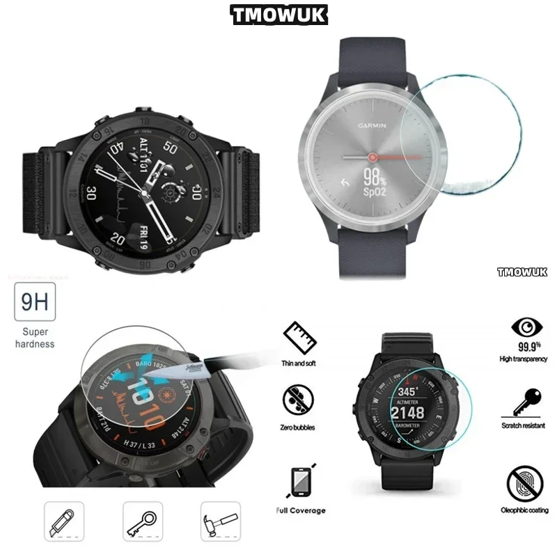 ​​Oleophobic Coating Screen Protector For Garmin Tactix 7 Pro Tactix7 AMOLED Tactix 8 51mm Tactix8 47mm HD Glass​​
