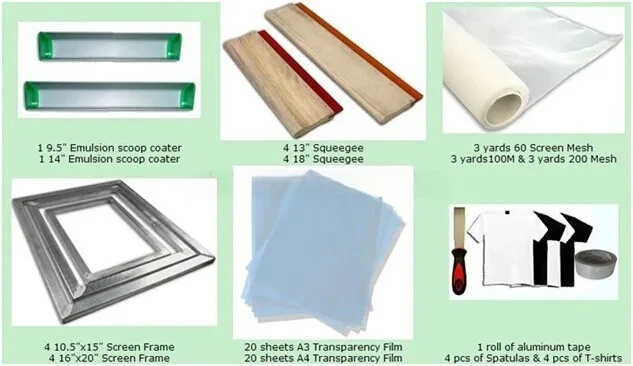 آلة طباعة تي شيرت ذات تعديل صغير 6 ألوان 6 محطات 4 ألوان 4 محطات دليل طابعة الشاشة اليدوية