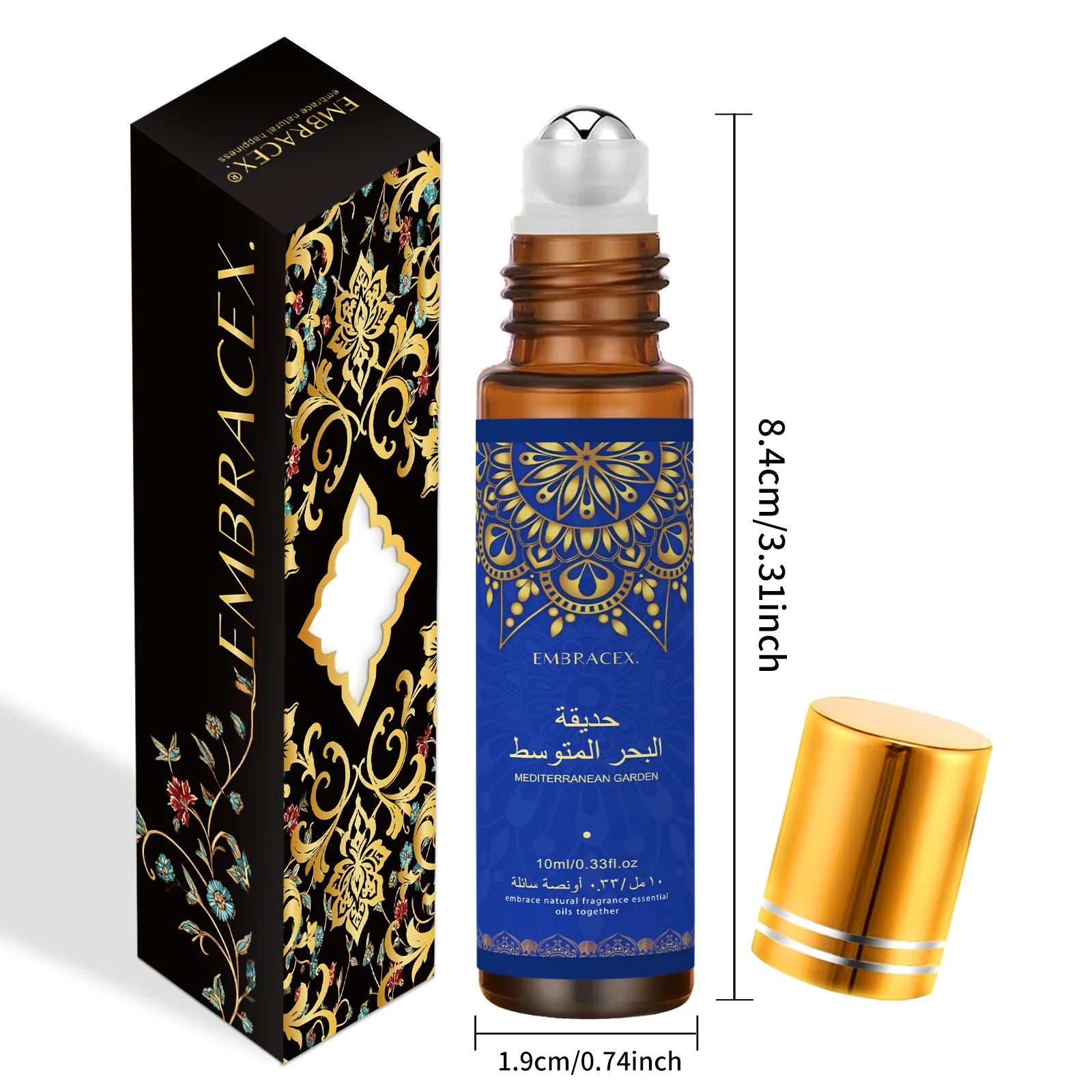 10ml Mediterranean Garden Fragrance Oils حديقة البحر المتوسط Roller Fragrance Oil Eid Al-Adha Gift