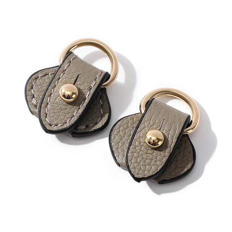 2Pieces Genuine Calfskin Protector For Saddle Handbag Lady Bag Protective Loop Anti-abrasion Pad Protector For Luxury Bag image 2