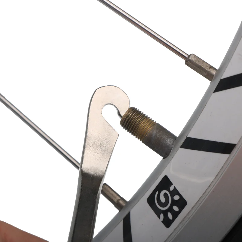 دراجة الإطارات رافعة عجلة أداة إزالة الفولاذ المقاوم للصدأ الجبلية الطريق إطار دراجة رافعة حدق أداة في الهواء الطلق ركوب الإطارات فتاحة الغراب بار #5