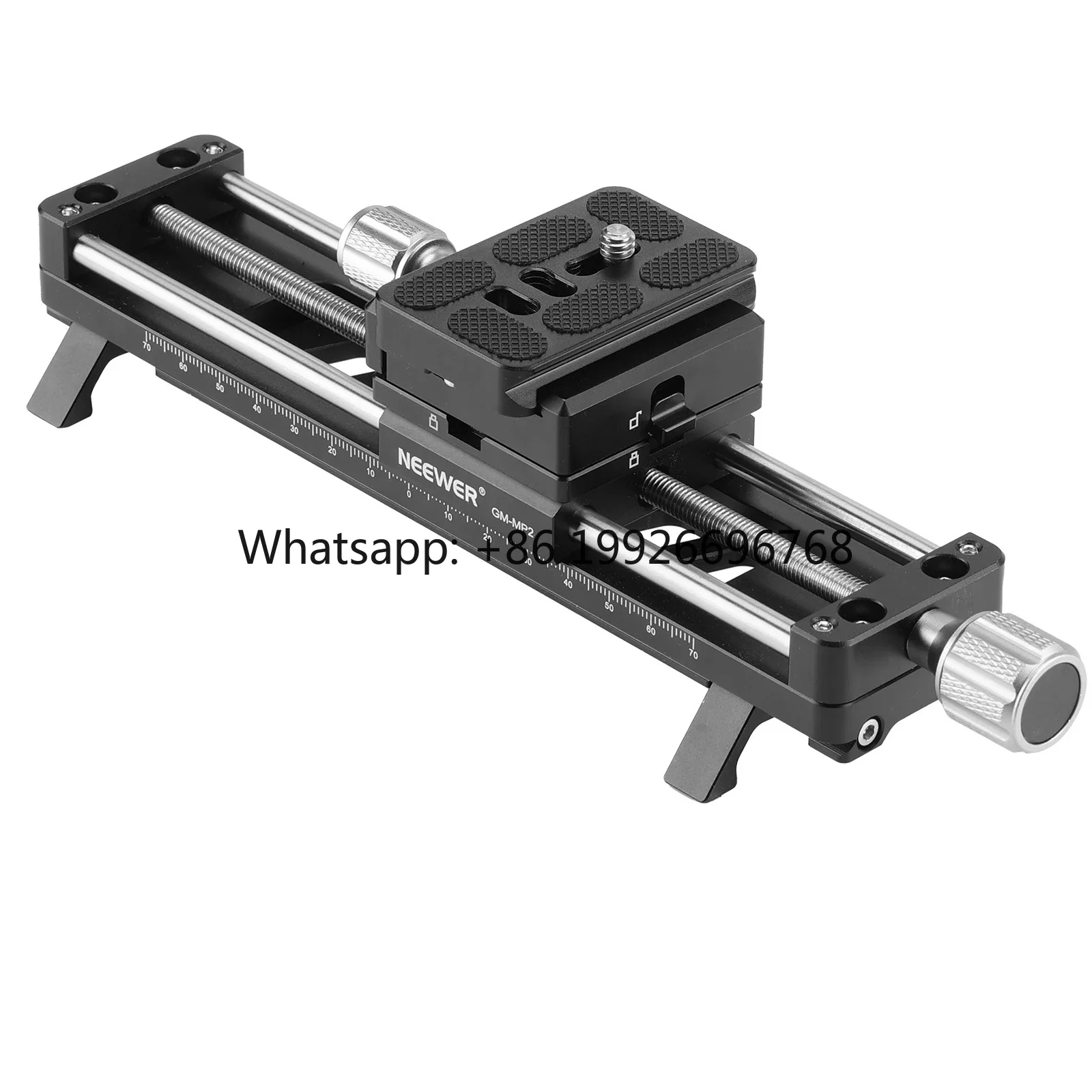 140mm Aluminum Alloy Macro Focusing Rail Macro Rail Slider 360° Rotation Acra QR Plate for Macro Photography Close