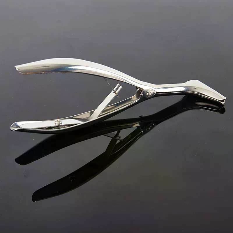 Adult/kids two styles Nose Mirror Ear Canal Dilator Stainless Steel Speculum Nostril Nose Pliers Nasal Dilator