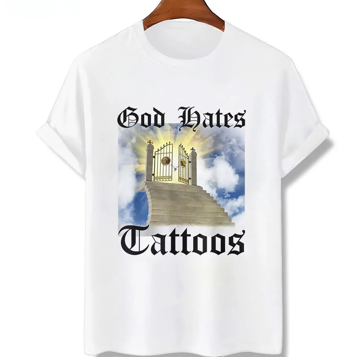 God Hates Tattoos Shirt, Trending God Hates Tattoos T-Shirt S-5XL