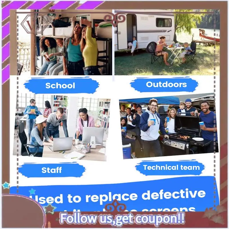 ABBG-5 Pcs Phone Screen Replacement LCD Screen Display Assembly For OPPO A57 A77 A56S A17K A57S A77S Accessories