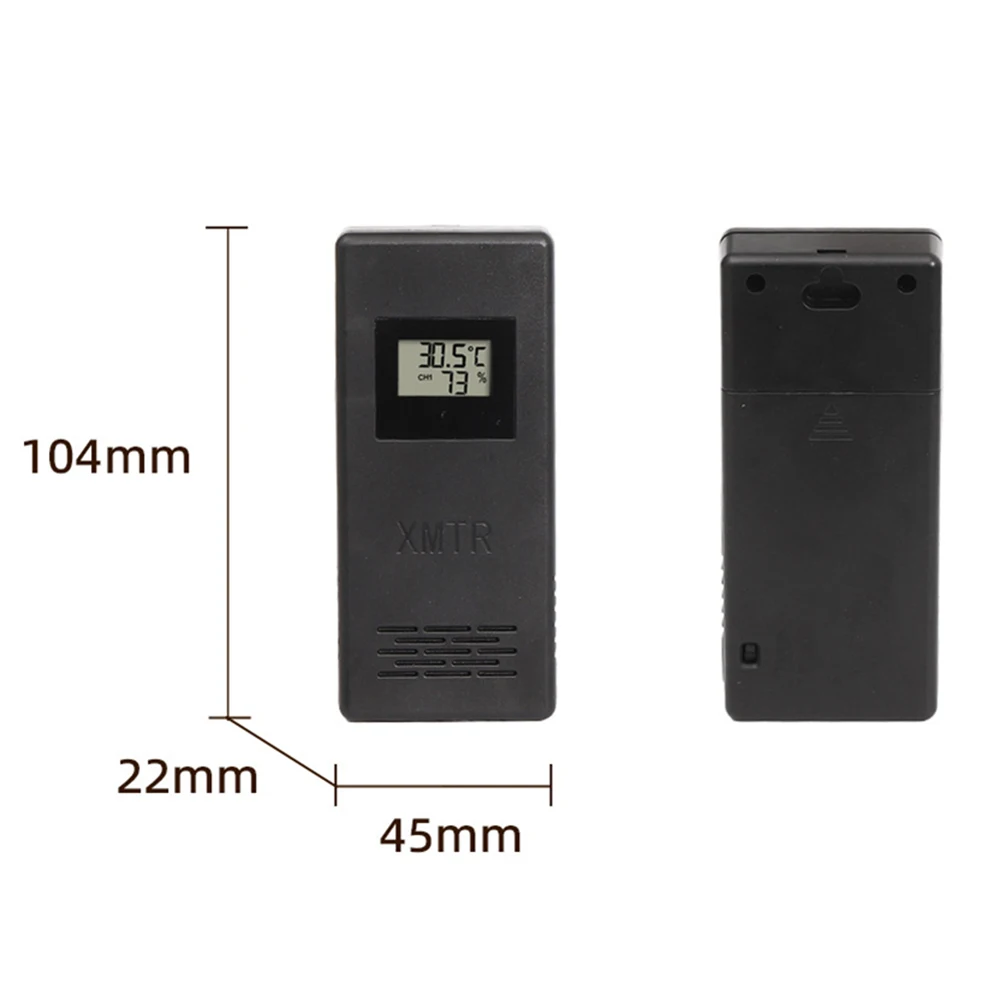 

Wireless Weather Station for Indoor Outdoor Use with Temperature Humidity Display and Weather Forecast Functionality