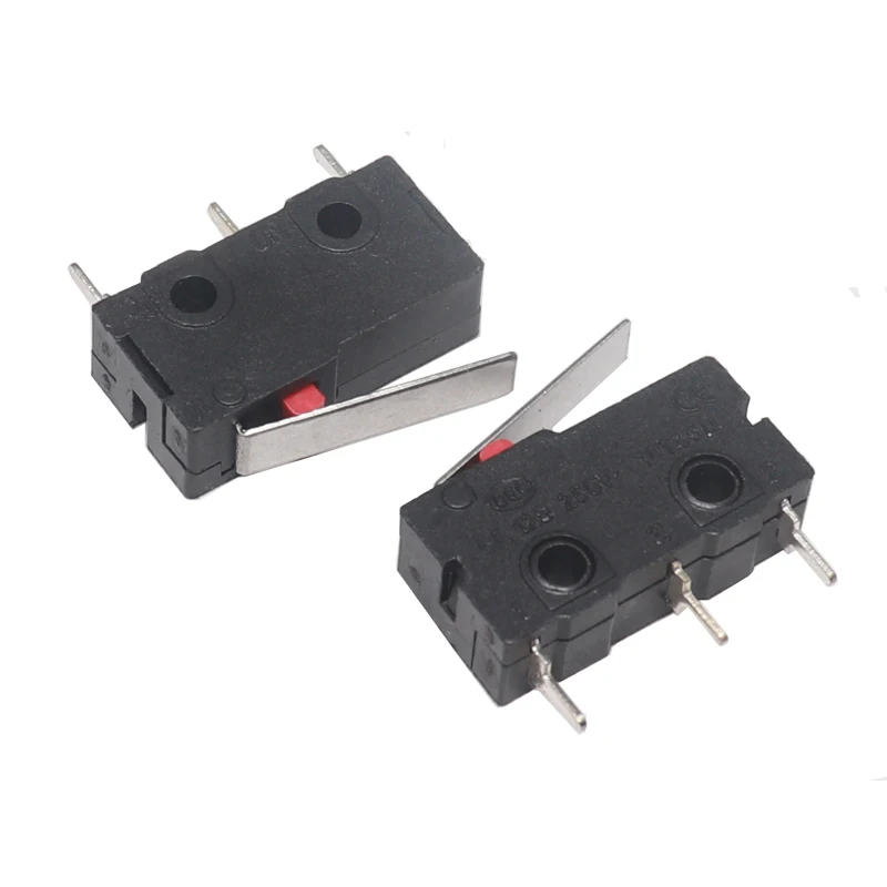 【10-5PCS】Micro Switch 3Pin NO/NC Mini Limit Switch 5A 250VAC KW11-3Z Roller Arc lever Snap Action Push Micro switches