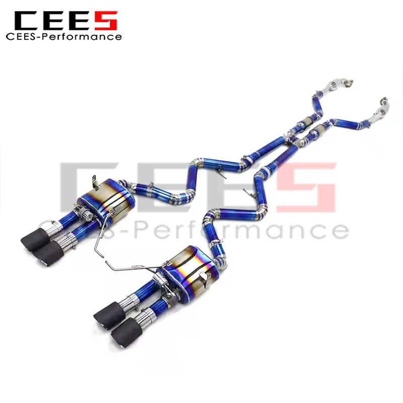 cees Performance Titanium Valve Catback Exhaust for BMW M3 E90 E92 E93 4.0L 2008-2013 Exhaust Pipe Muffler System with Catalyst