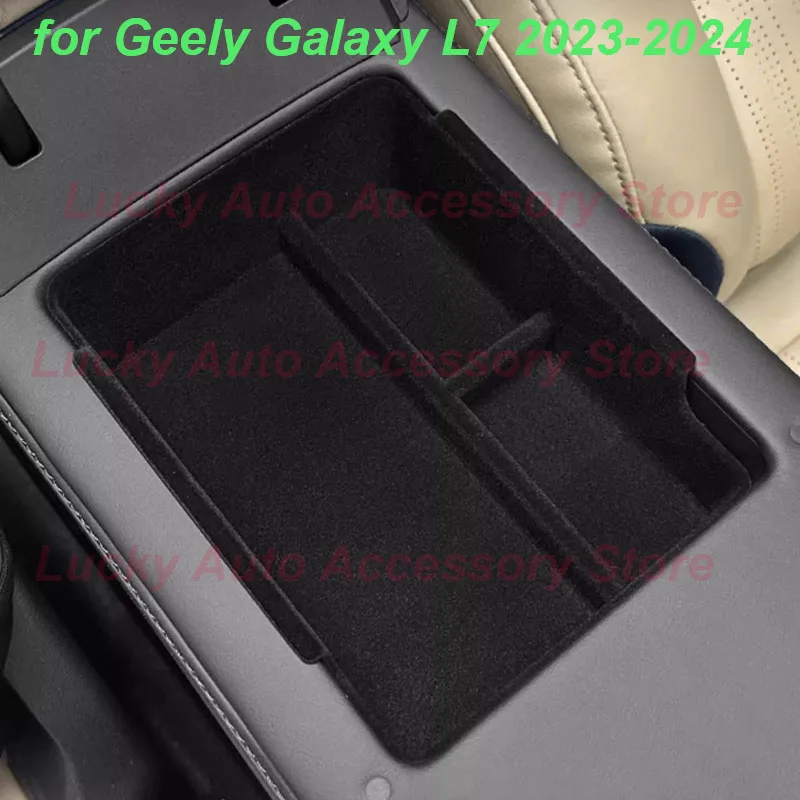 

Car Crental Armrest Box for Geely Galaxy L7 2023-2024 Behind Screen Storage Box Stowing Partition Box Interior Accessories