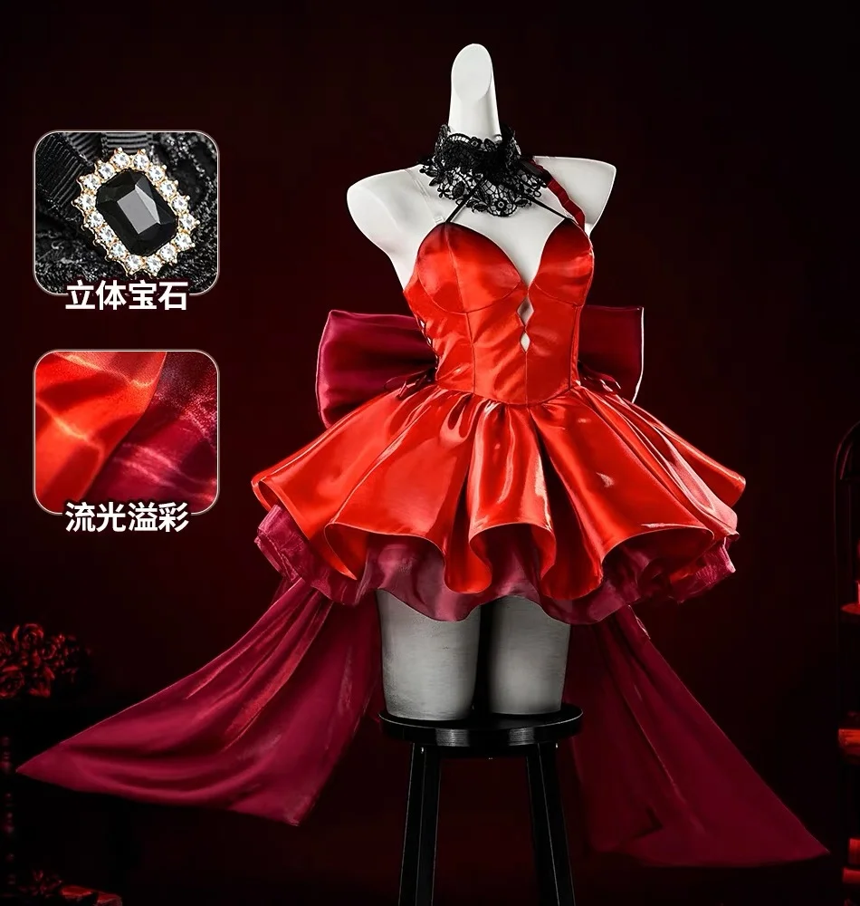 

COSMART GODDESS OF VICTORY: NIKKE Asuka Gown Cosplay Costume Cos Game Anime Party Uniform Hallowen Play Role Clothes Clothing