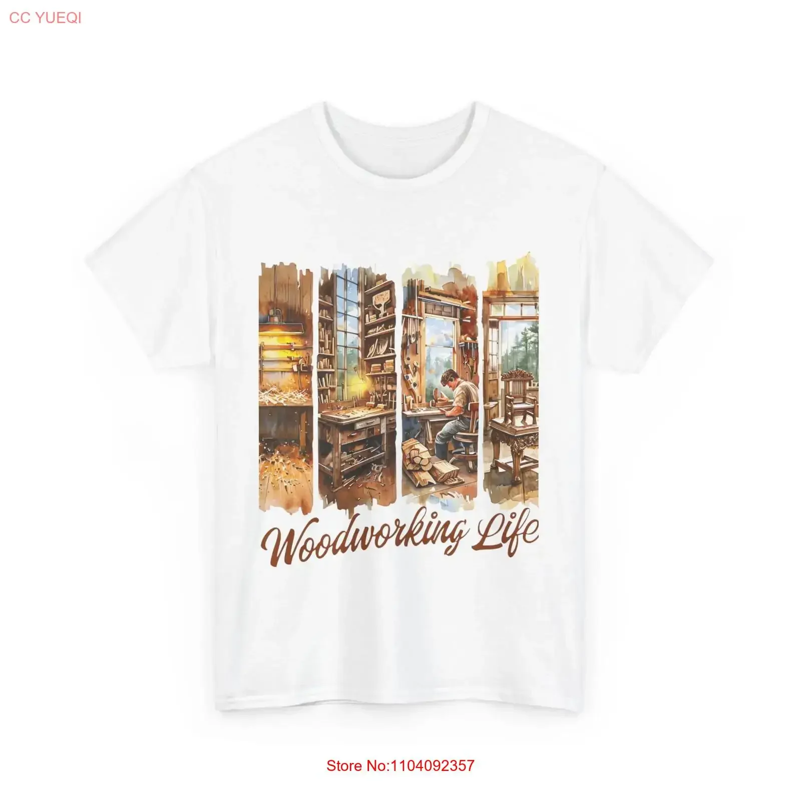Woodworking Artisans - Woodworking Life T Shirt Cotton for