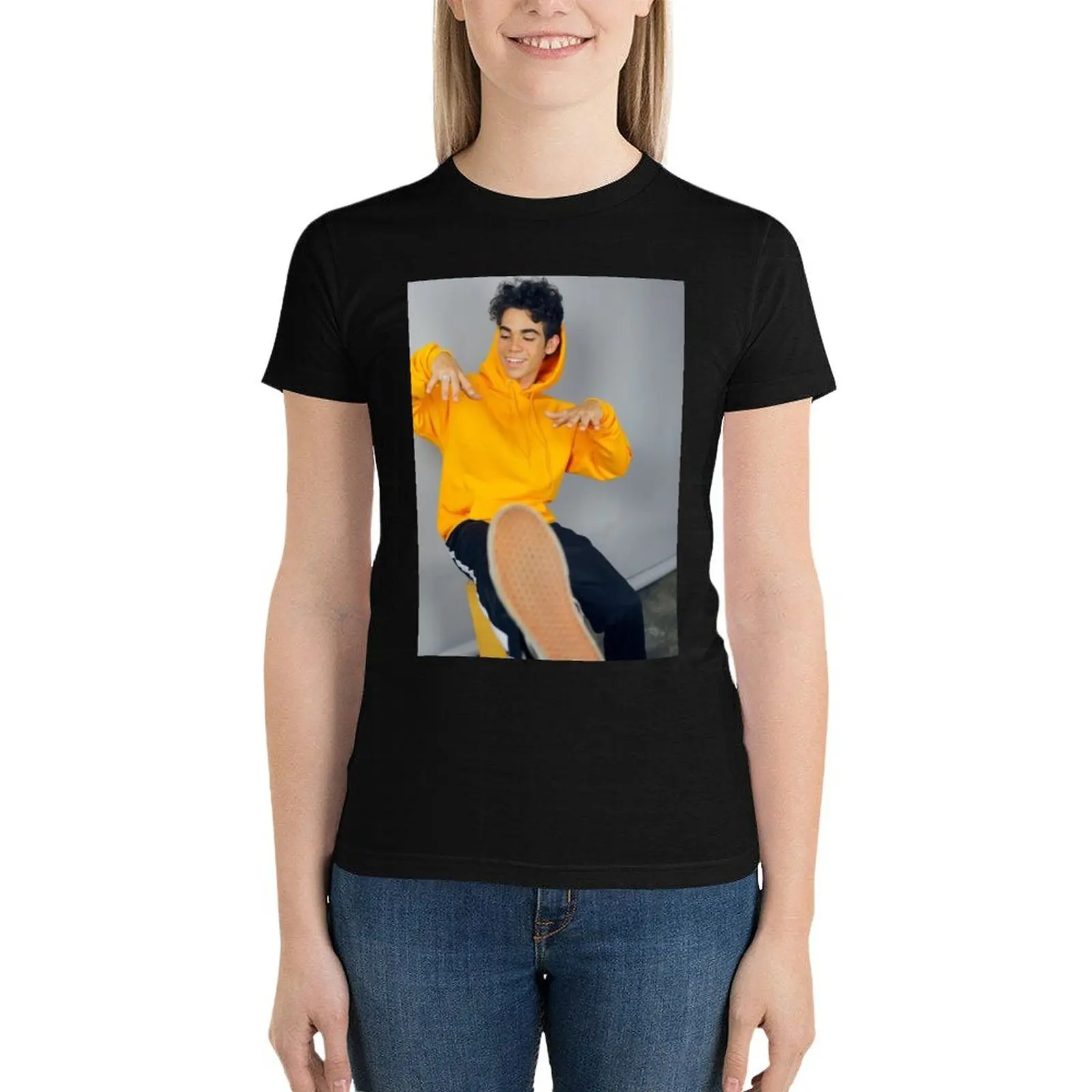 

Cameron Boyce T-Shirt aesthetic clothes cute clothes rock and roll t shirts for Women