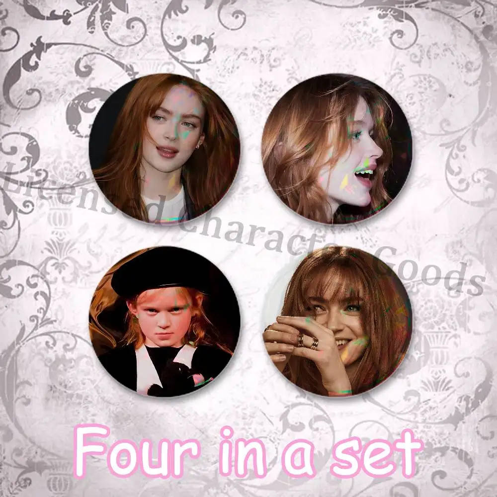 S-Sadie S-Sink 58mm Classic Tin Badge 2.25 Inch Holo Baji Kawaii Round Button Pin for Collectible