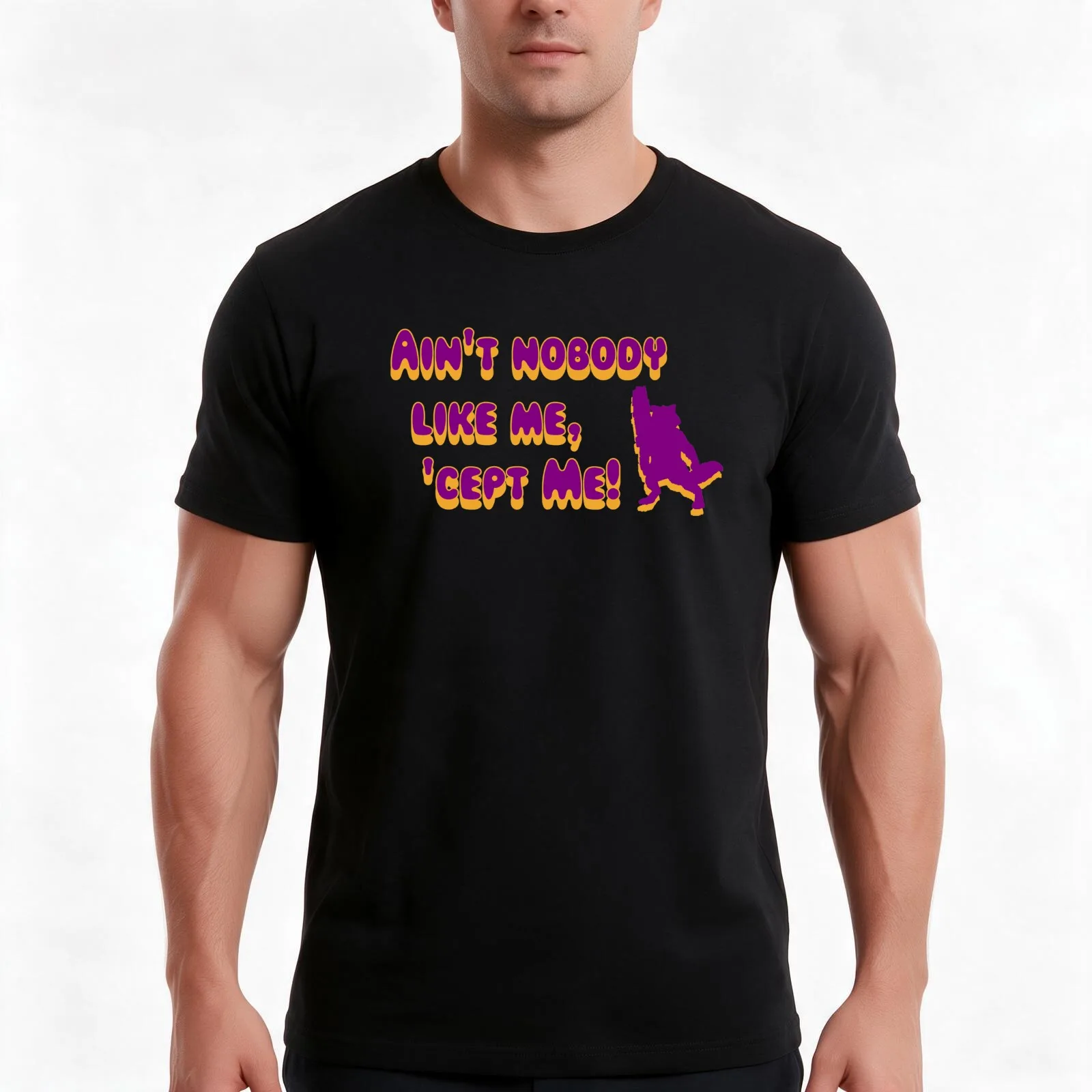 Ain't nobody T-Shirt, Summer Casual Cotton Tee, Oversized Streetwear Tops, Vintage Graphic Print, Loose Fit Short Sleeve