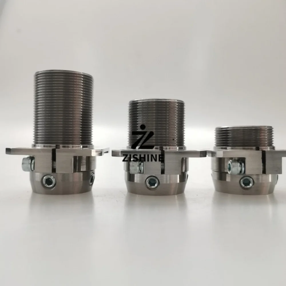 4P63-L Elongated Rotatable Four Jaws Plate 40/55/70mm Stainless Steel Prosthetic Socket Adapter Artificial Limb Parts