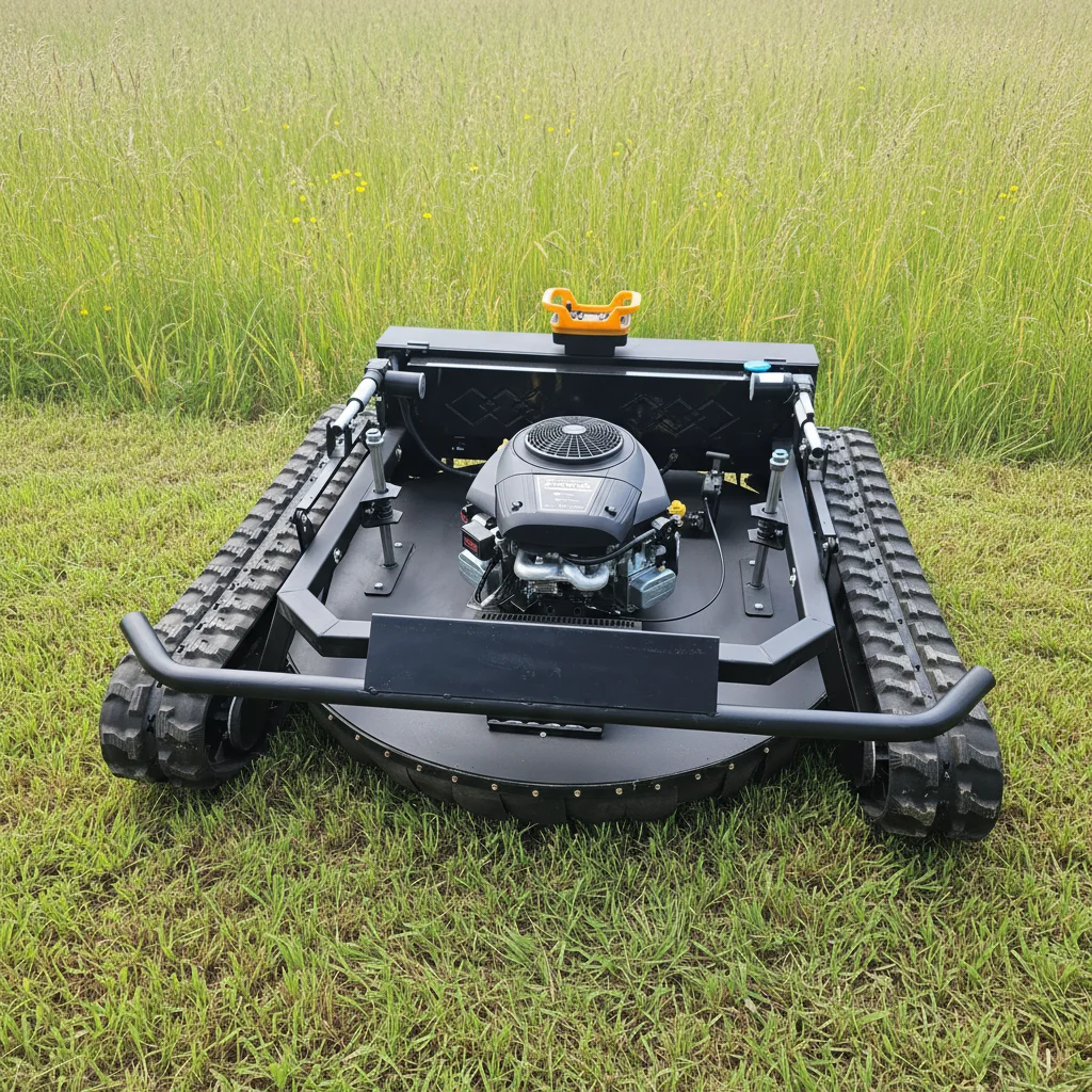 

Hot Sale New Model Crawler Type RC Lawn Mower Cheap Price for Commercial Garden