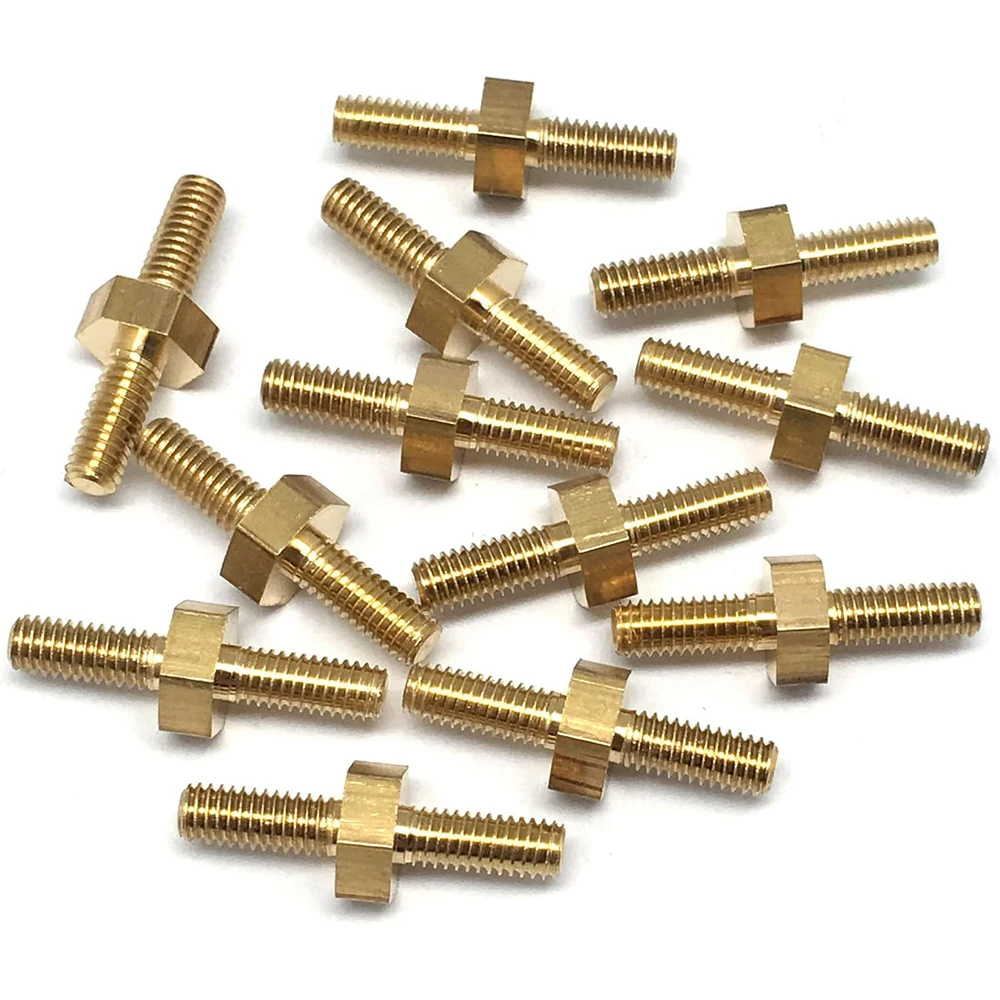 12 Uds. Tornillo de aro para máquina de coser de cobre diámetro 3,5mm/4mm para bordado chino y piezas de máquina de coser Tajima