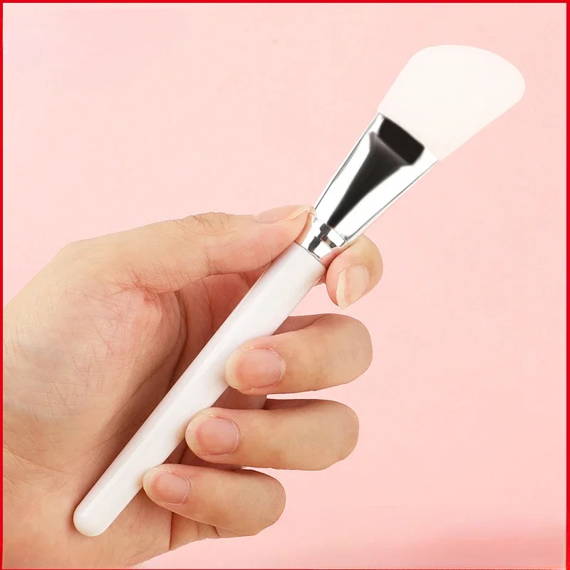 Cepillo de silicona para máscara, cepillo de maquillaje, cabeza suave, película de barro, forma de cuchillo, belleza, cepillo para máscara DIY