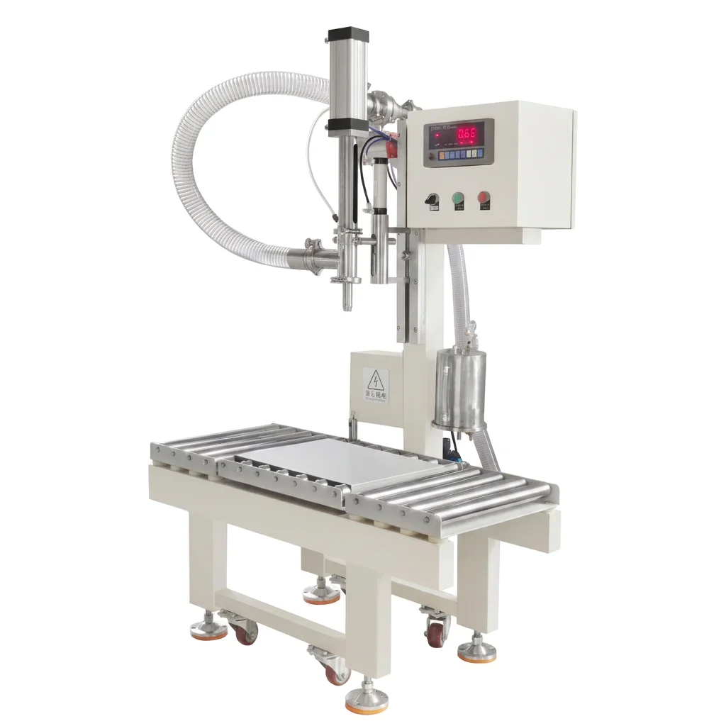 LIENM Semi-auto Single Head Weighing Filling Machine SUS304 Stainless Steel Weight-based Filler
