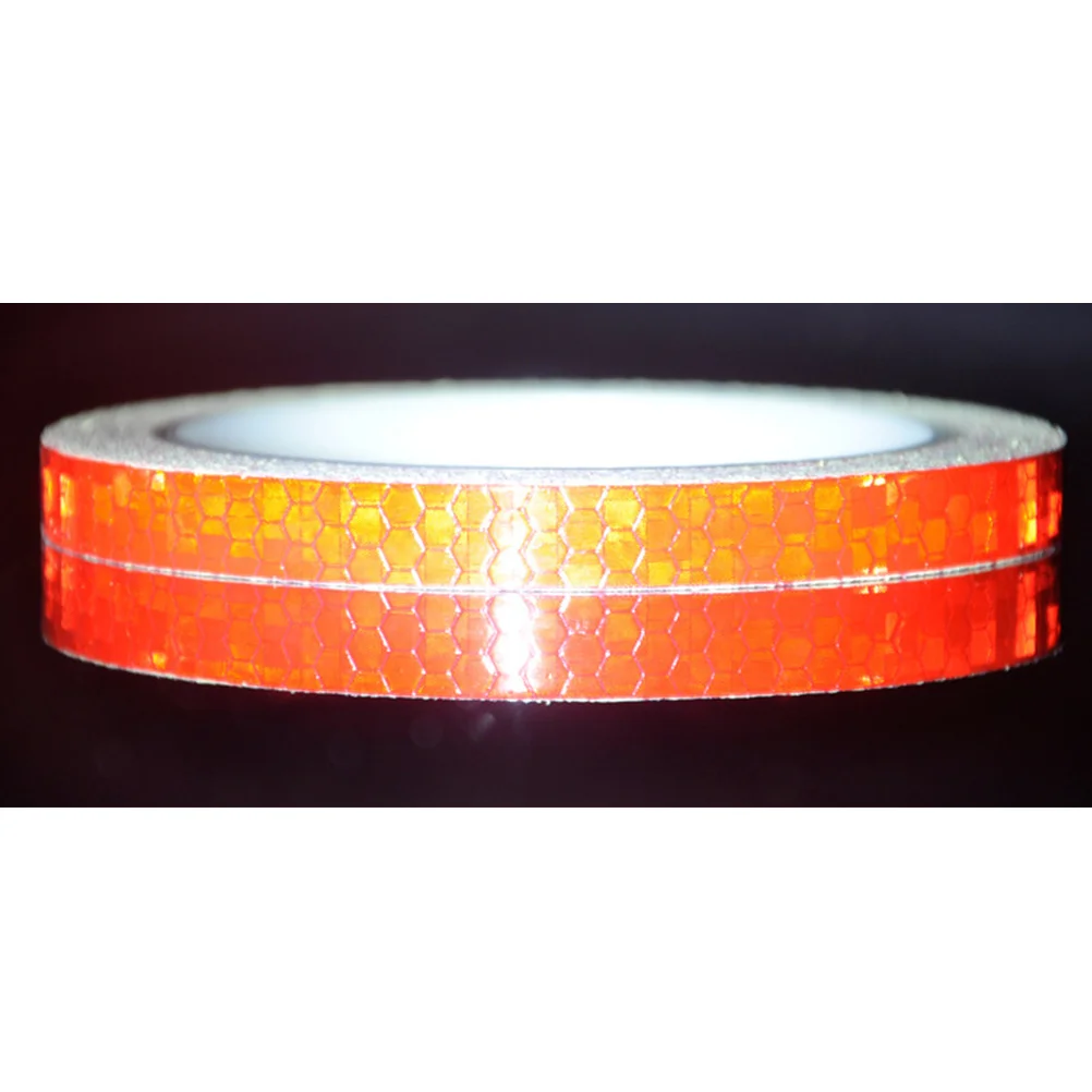 

5Pcs Reflective Sticker Tape for Wheels Weatherproof Safety Decals Mountain Bike Rim Use Yellow Reflective Sticker Tape