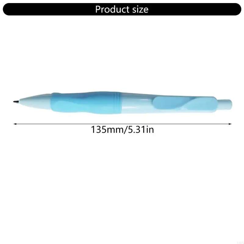 y88b قبضة مريحة ميكانيكيات مريحة مدمجة في المبراة لكتابة رسم 2.0 مم قلم رصاص ميكانيكي قلم رصاص أوتوماتيكي