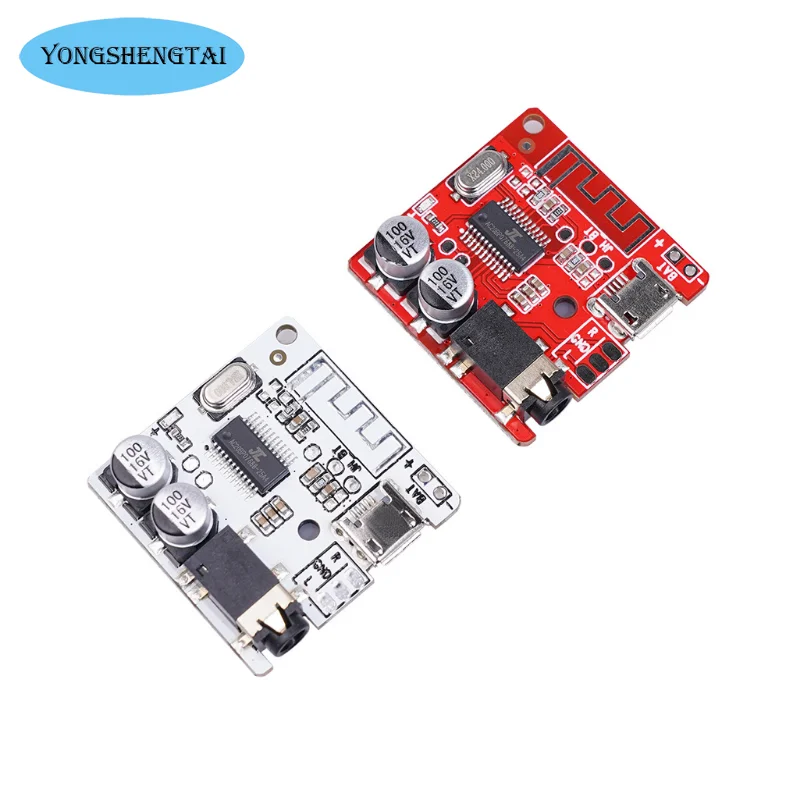 Bluetooth 5.0 modul penerima Audio ponsel 3.5mm antarmuka Stereo Output Power Amplifier Bluetooth Audio PCB