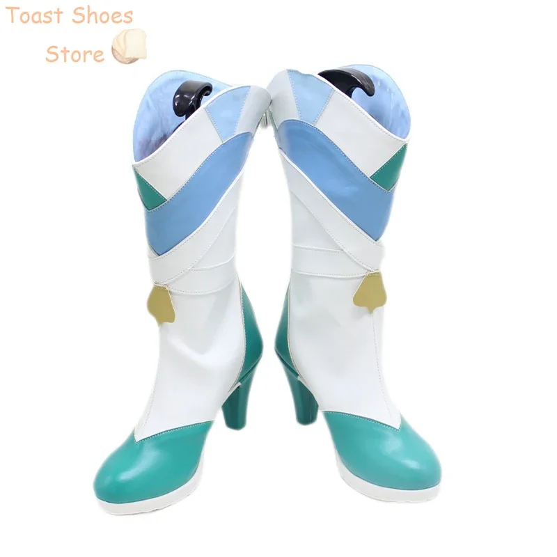 Finana Ryugu Cosplay Schoenen Halloween Carnaval Laarzen PU Lederen Schoenen Vtuber Cosplay Props Kostuum Prop