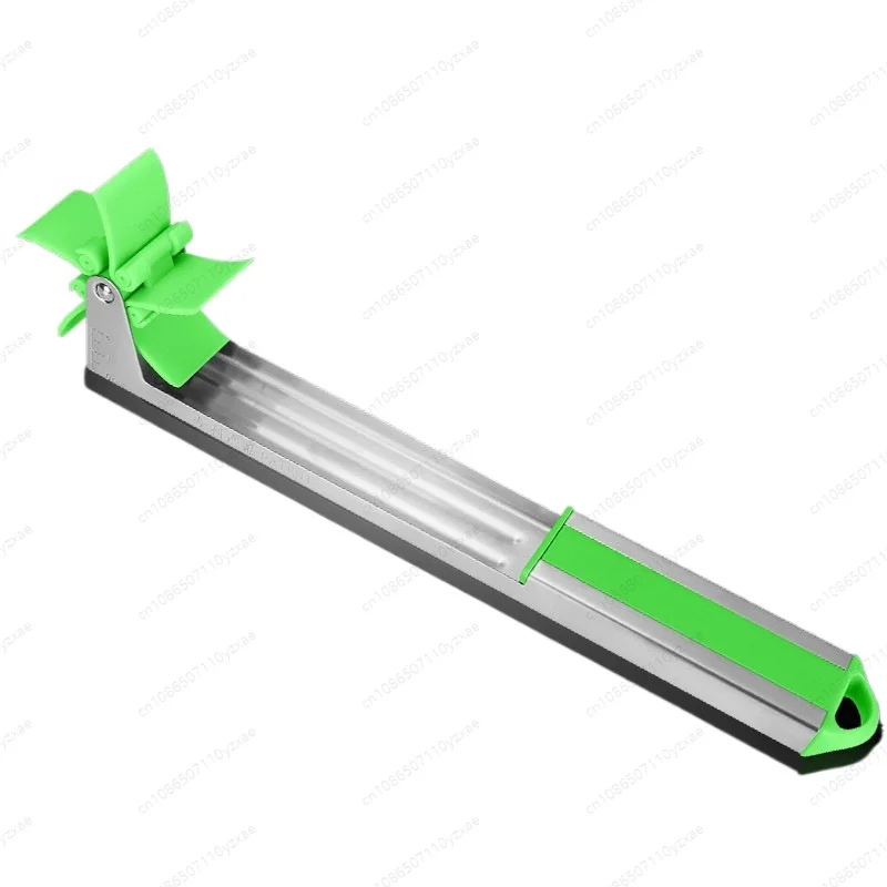 

Watermelon Cutter Windmill Design Household Stainless Steel Watermelon Cubes Cutter Cut Quickly Watermelon Salad Fruit Slicer