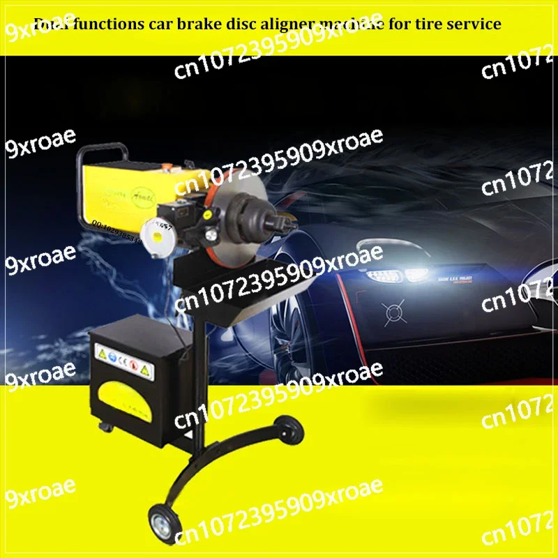 Am-983 Brake Disc Lathe 750W on Car and Off-Car Drive Speed150rpm Brake Disc Aligner Machine and Accessories